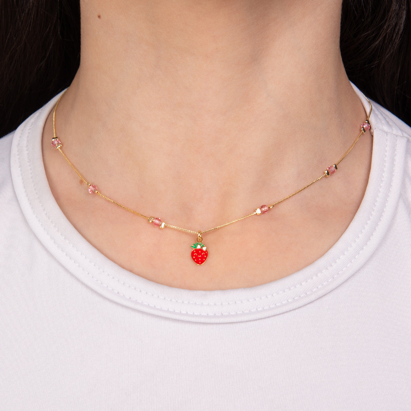 Sweet Strawberry Necklace
