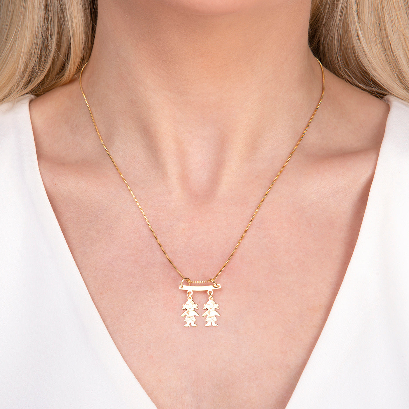 2 Little Girls Pendant