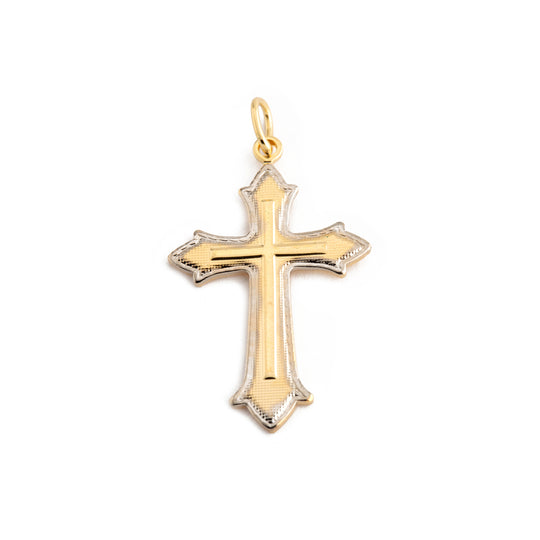Fleur-De-Lis Cross Pendant