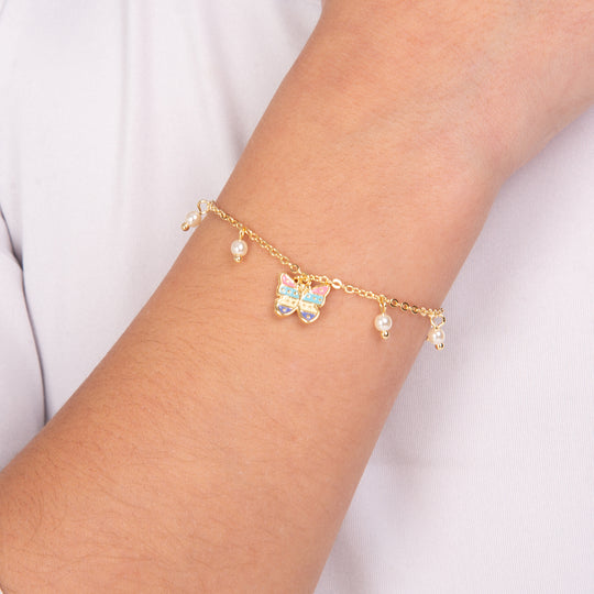 Rainbow Butterfly Bracelet