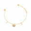 Butterfly and Pearl Pendant Bracelet