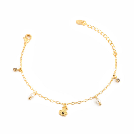 Bees and Pearls Bracelet