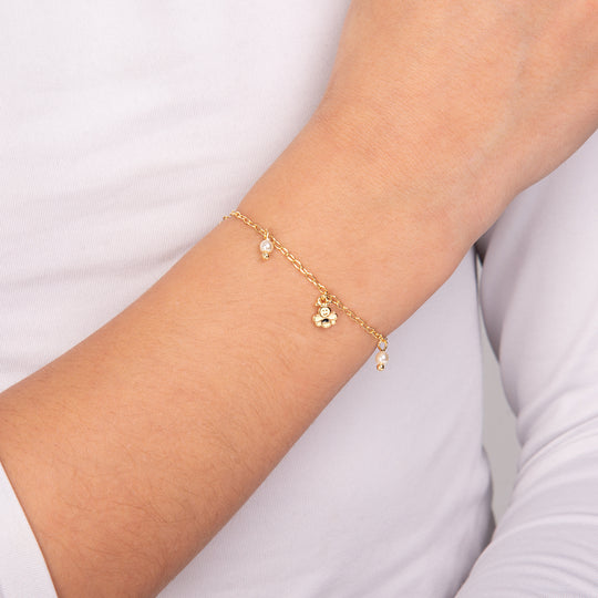 Bees and Pearls Bracelet