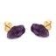 Amethyst Stud Earrings