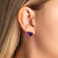 Amethyst Stud Earrings