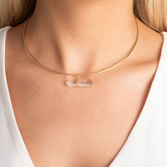 Clear Quartz Choker