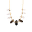 Black and White Quartz Necklace