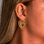 Asymmetrical Heart Earrings
