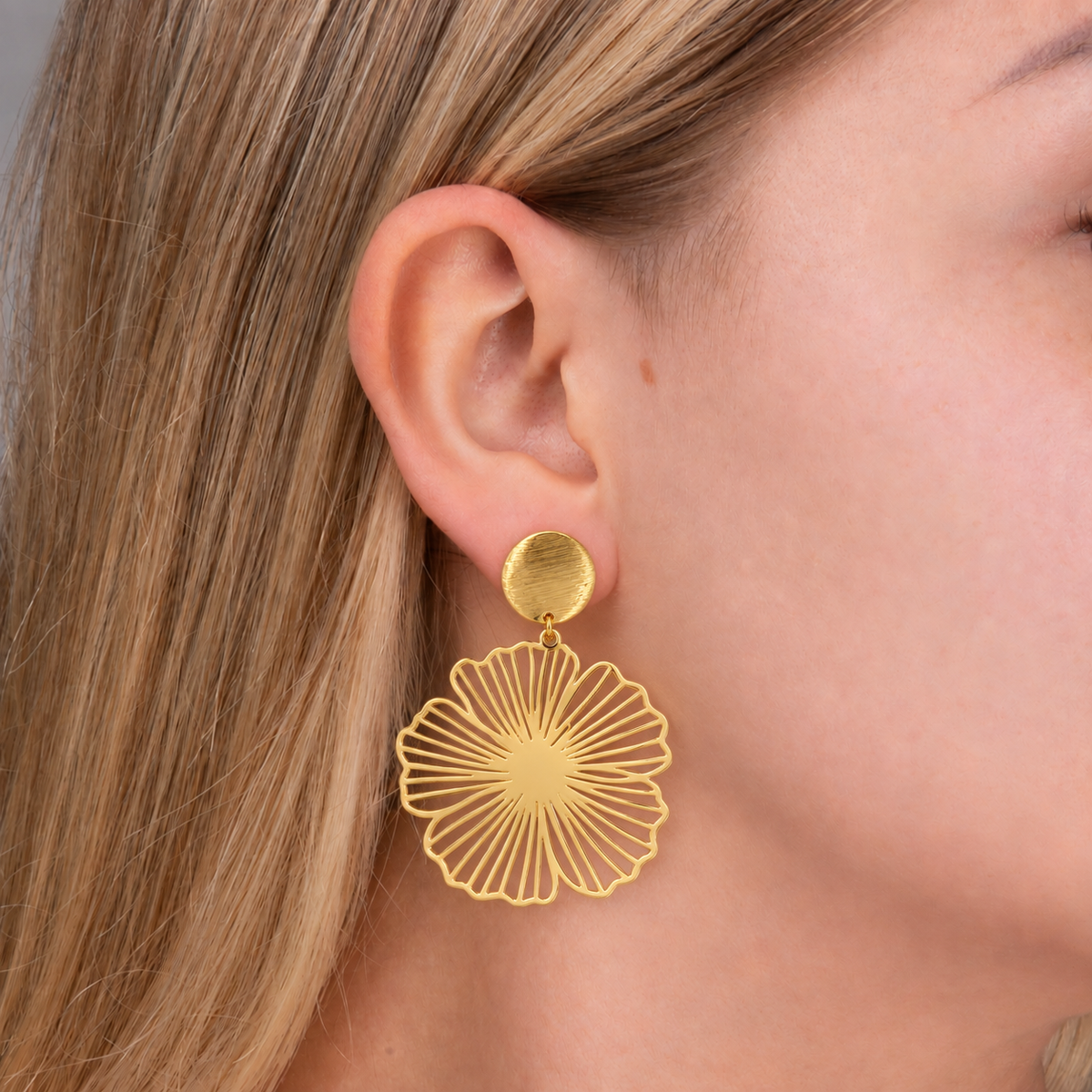 Small Floral Earrings