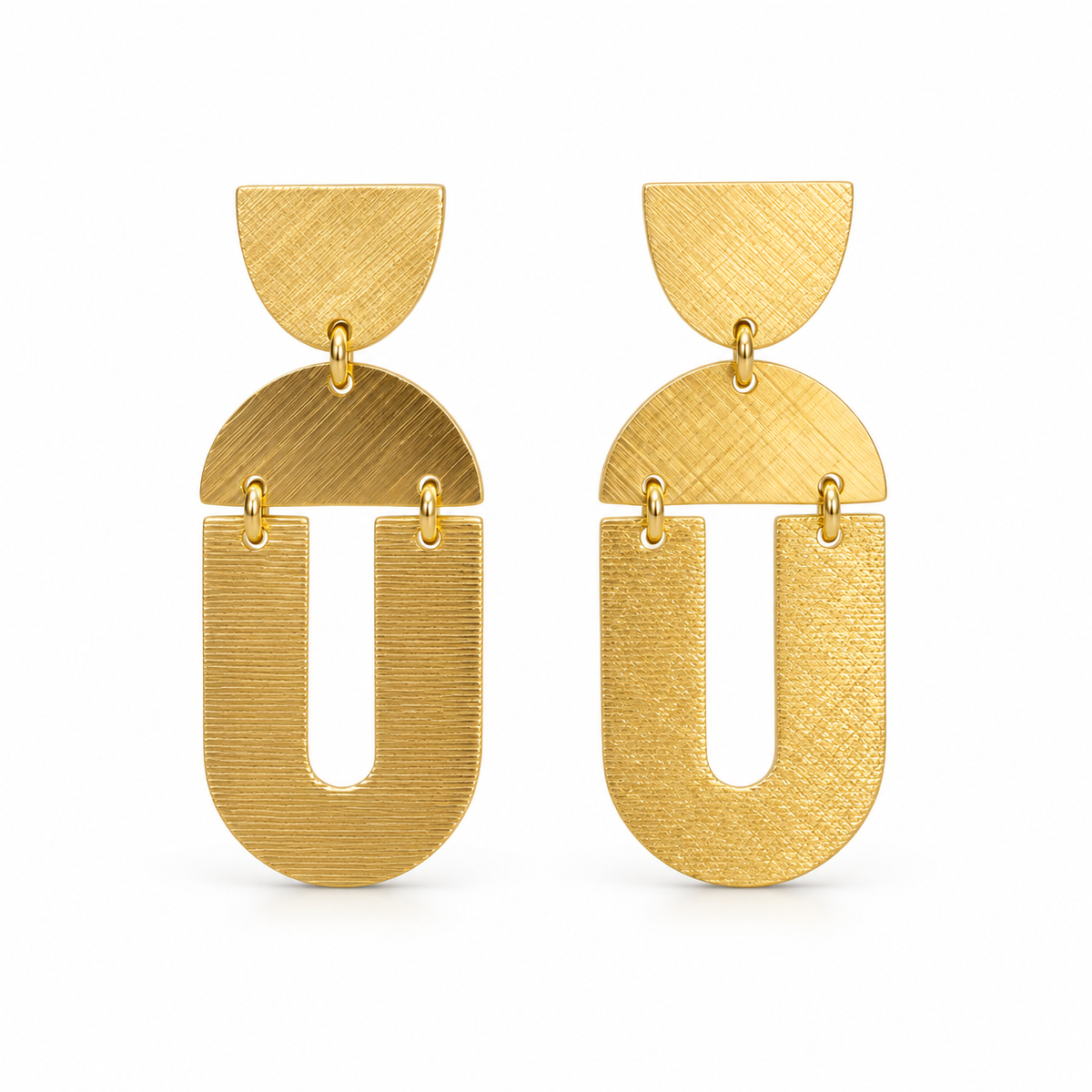 Geometric Metal Earrings