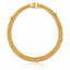 Gold Mesh Dome Necklace