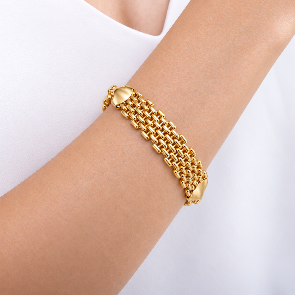 Multi-Row Link Bracelet